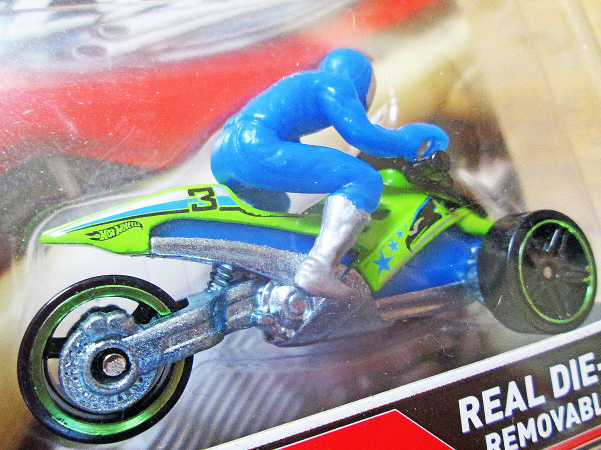 ★初版★日本未発売★Motor Cycles TRI & STOP ME/トライク/バイク/オートバイ/レア/入手困難/希少/マテル/ホットウィール/フィギュア付