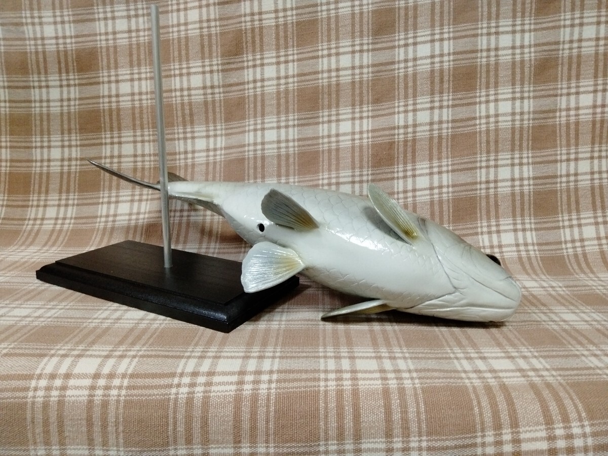 ハンドメイド 38cmヘラブナ へら鮒 フィギュア レプリカ ハンドメイド 38cmヘラブナ へら鮒 フィギュア レプリカ