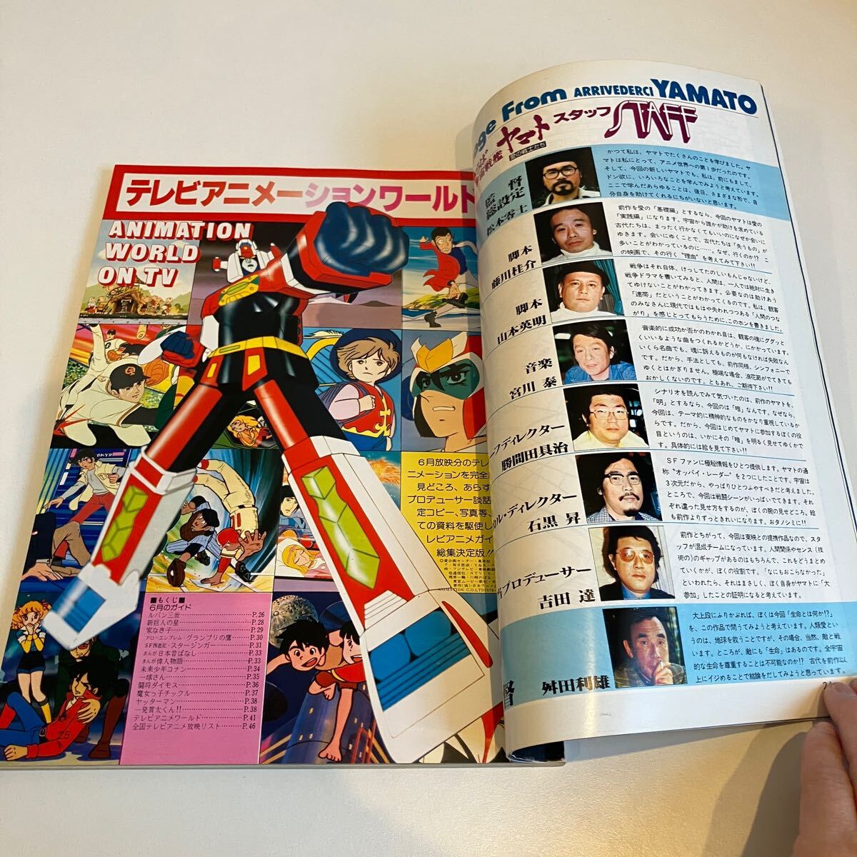 250113【創刊号】別冊テレビランド「アニメージュ」1978年7月号 250113【創刊号】別冊テレビランド「アニメージュ」1978年7月号