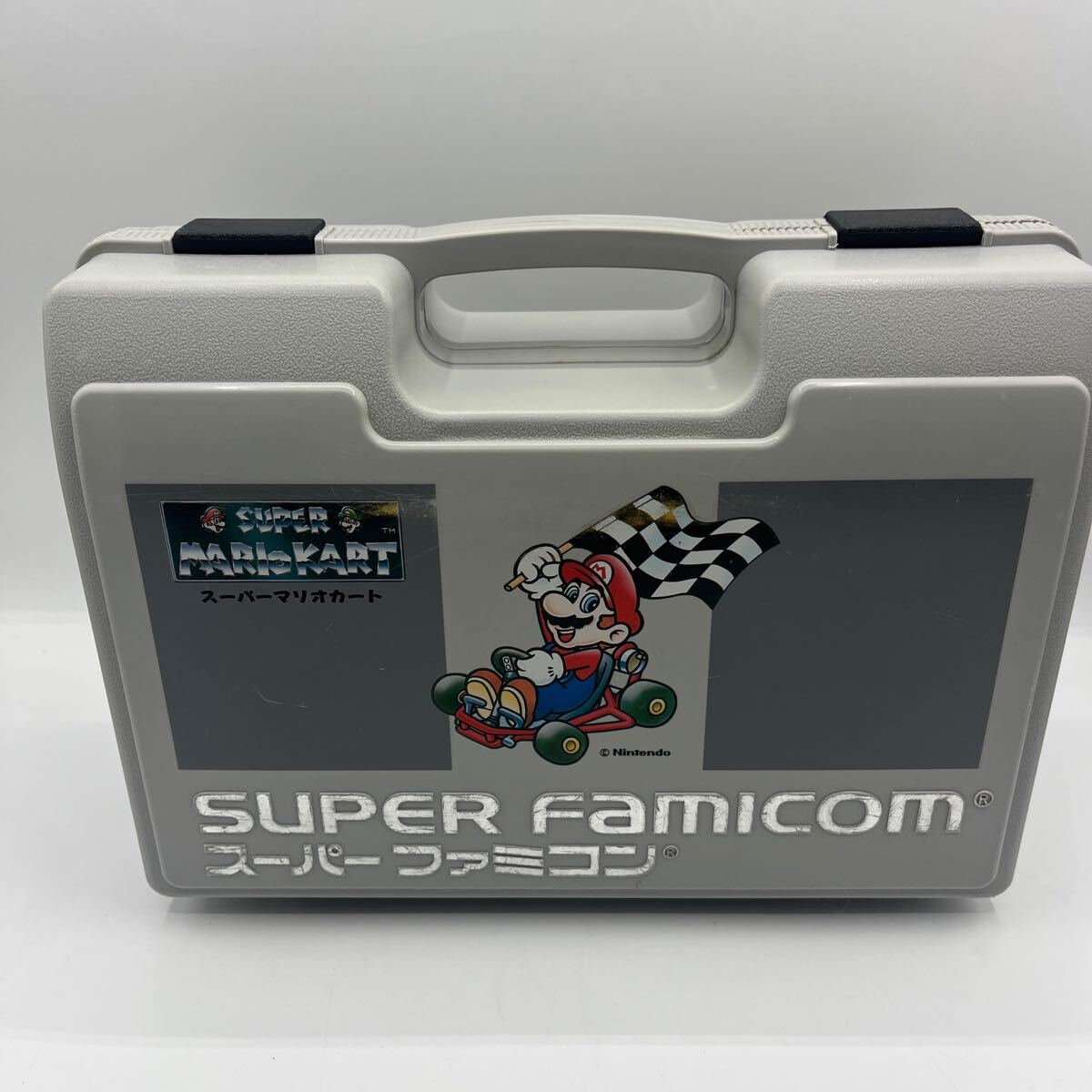 Nintendo 任天堂 スーパーファミコン 収納ケース スーパーマリオカート　 SFC 当時物