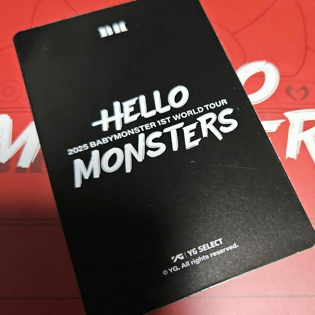 babymonster 特典 ローラトレカ HELLO ベビモン 韓国 RORA babymonster 特典 ローラトレカ HELLO ベビモン 韓国 RORA