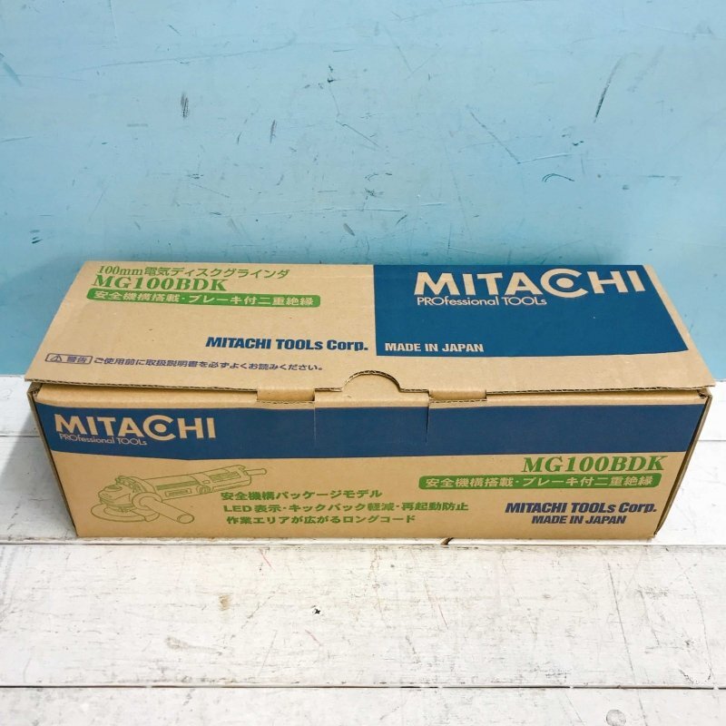 MITACHI サンコーミタチ MG100BDK ディスクグラインダ― 電動工具/229