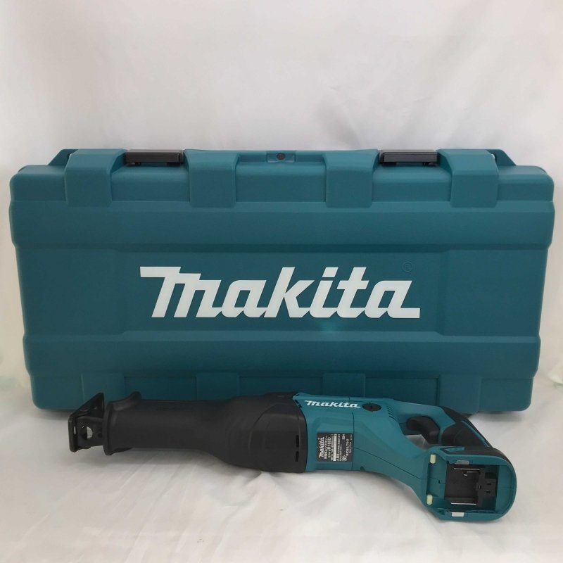 ｍａｋｉｔａ 未使用 ＪＲ１８６ＤＲＧＸ １８Ｖ 充電式 青 レシプロソー ６．０Ａｈ バッテリ２個 充電器 セット品 電動工具/225