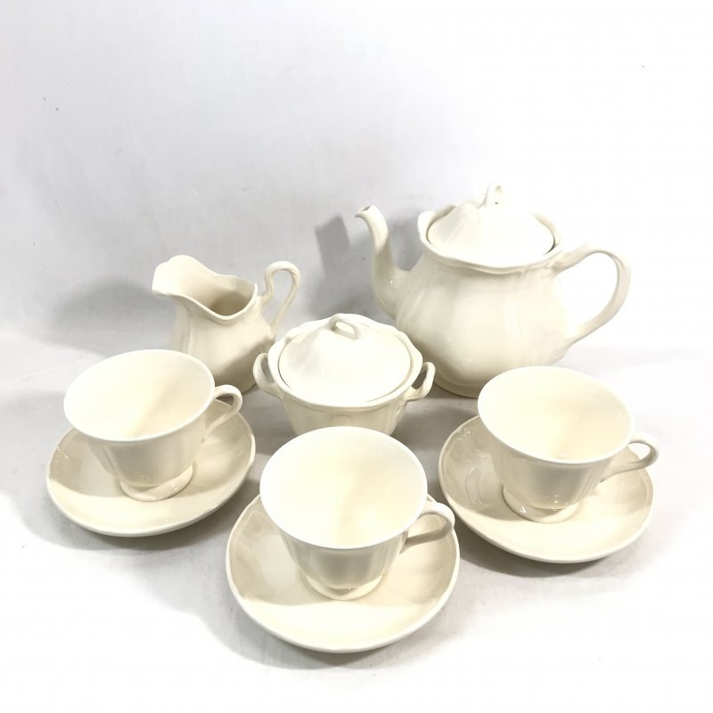 ｗｅｄｇｗｏｏｄ ＱＵＥＥＮ’Ｓ ＰＬＡＩＮ ウェッジウッド ティーセット 欠けありのため ギフト/218