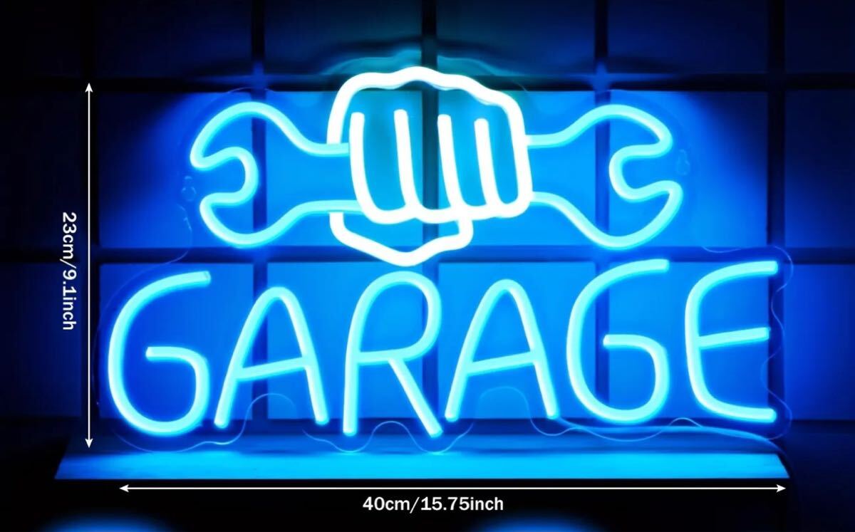  гараж neon автограф . часть магазин. оборудование орнамент гараж оборудование орнамент LED табличка LED american интерьер neon табличка неоновая трубка свет Гаваи гаечный ключ синий 