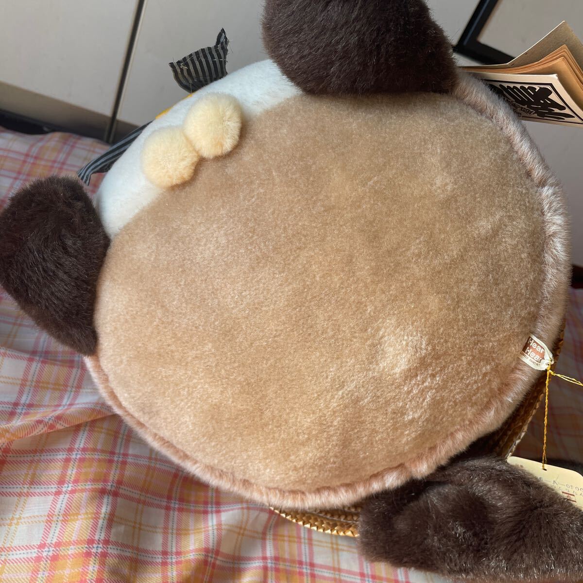 福たぬき とっくりたん Heart&Heart タグ付 ナカジマ ぬいぐるみ 福たぬき とっくりたん Heart&Heart タグ付 ナカジマ ぬいぐるみ