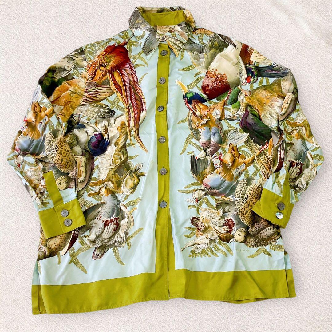 HERMES エルメス 『H de LINARES リナレス スカーフ柄 HERMES エルメス 『H de LINARES リナレス スカーフ柄