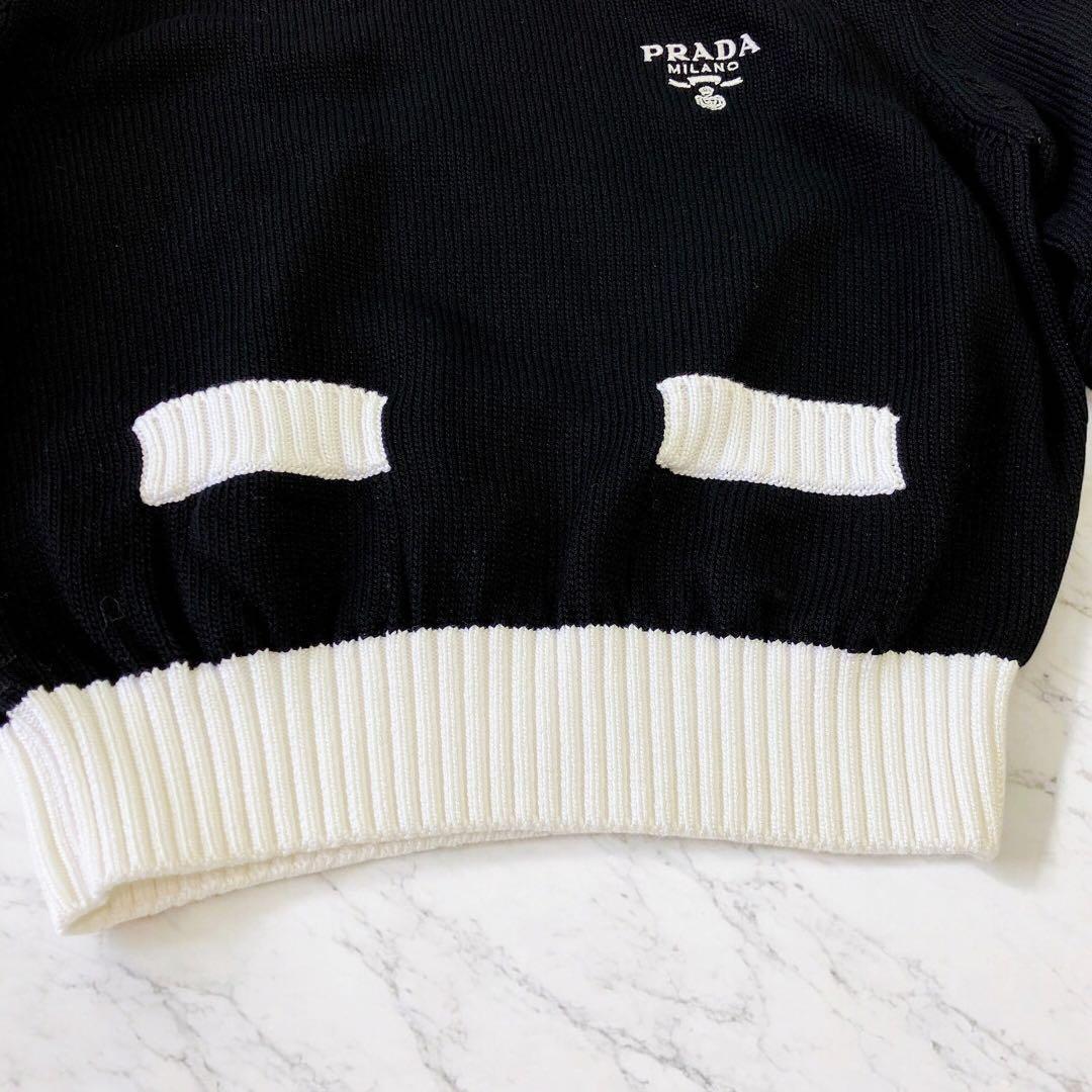 PRADA プラダ セーター 半袖 38 ニット クロップド PRADA プラダ PRADA プラダ セーター 半袖 38 ニット クロップド PRADA プラダ