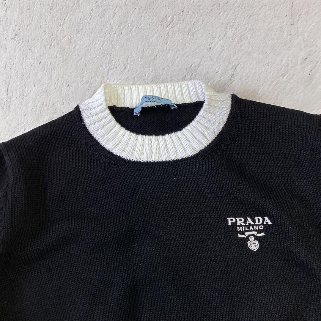 PRADA プラダ セーター 半袖 38 ニット クロップド PRADA プラダ PRADA プラダ セーター 半袖 38 ニット クロップド PRADA プラダ