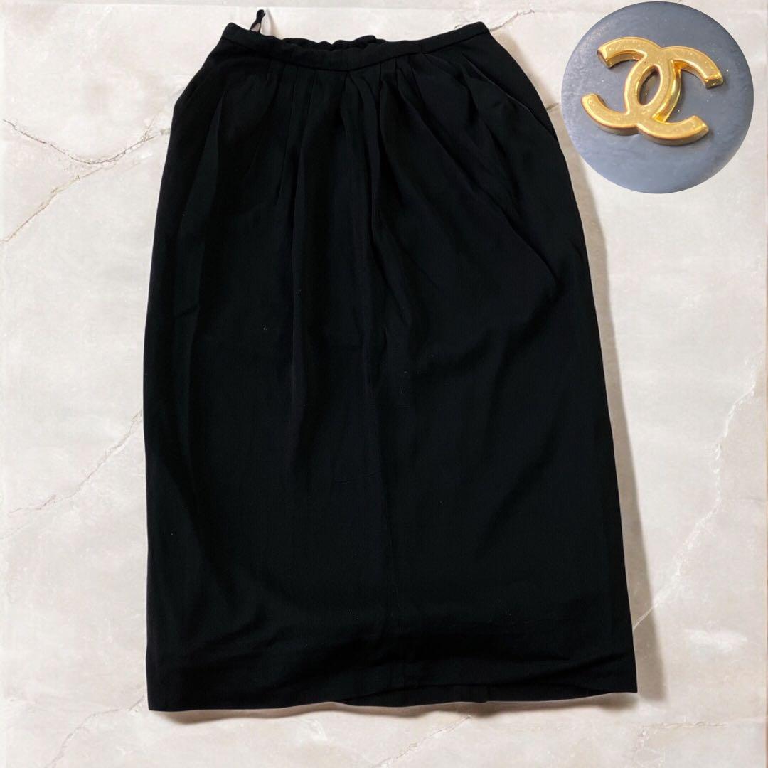 CHANEL MADE IN FRANCE FABRIQUE EN FRANCE 958 P05513V04356 94305 40 CHANEL シャネル レディース スカート ココボタン coco
