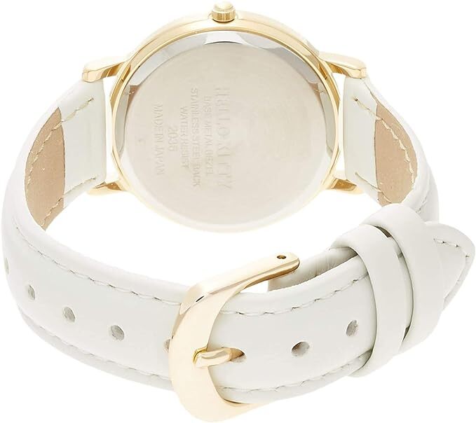 シチズン 腕時計 ハローキティ 防水 革ベルト 日本製 0009N003 ホワイト ゴールド 4966006059175/送料無料メール便_画像3