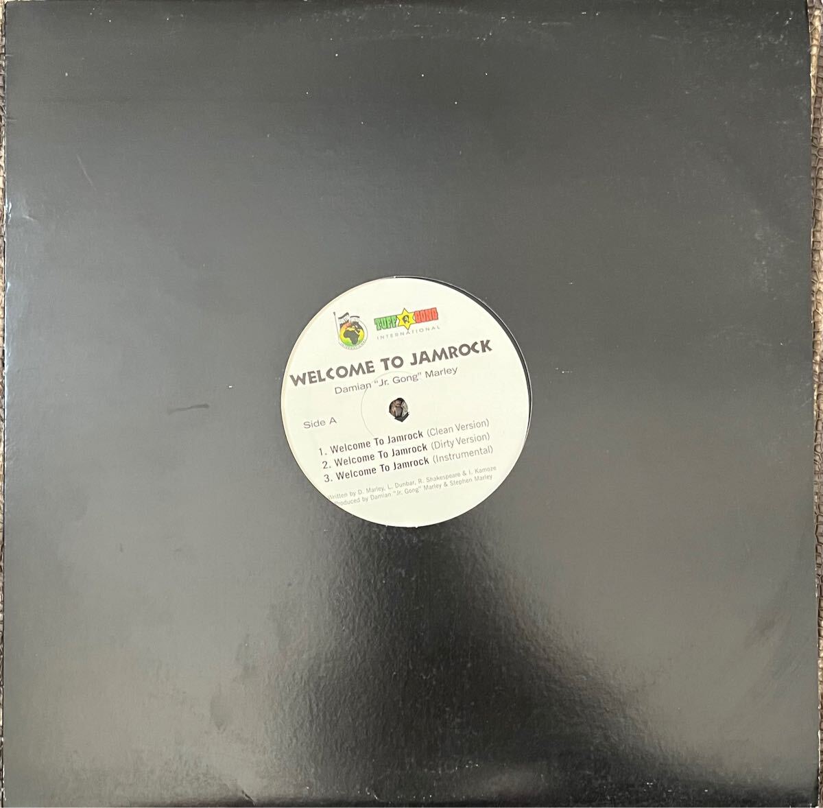 Damian Jr. Gong Marley Welcome To Jamrock Lyrical .44 (Dancehall Remix) 12inch レコード Tuff Gong Reggae レゲエ
