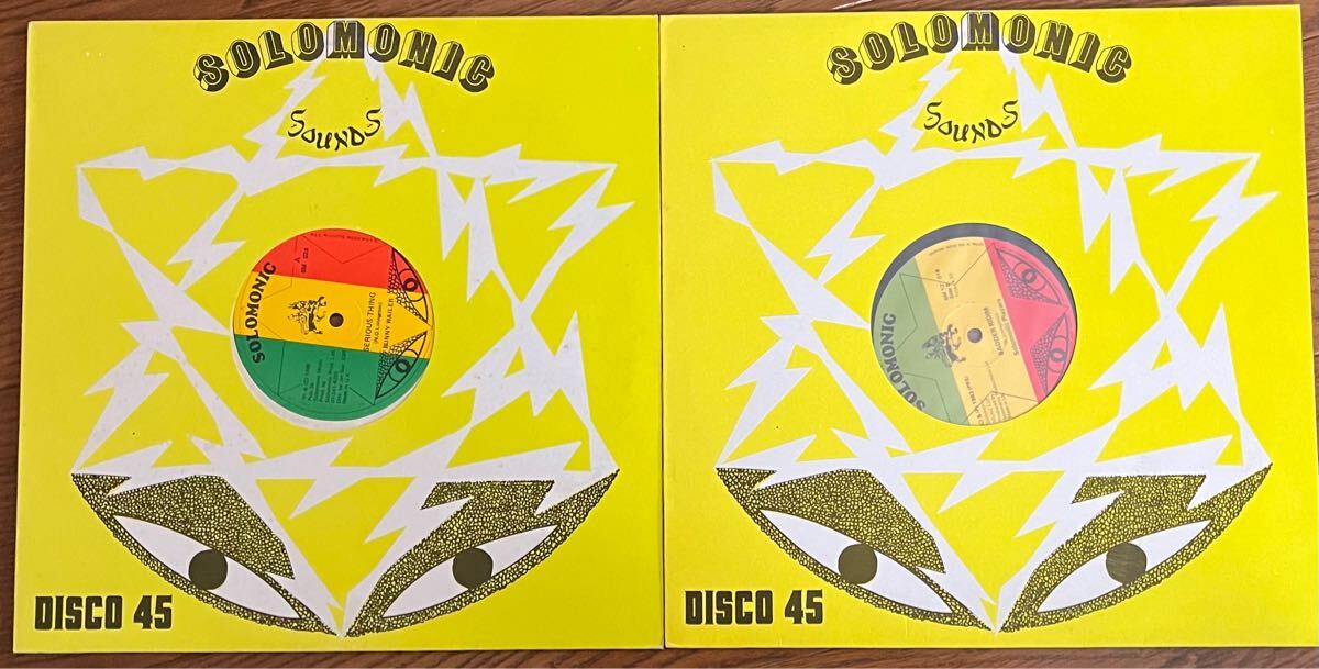 Bunny Wailer Serious Thing Boderation Roots Reggae Dub Solomonic SM 024 SM 12 018 レゲエ レコード 12inch セット