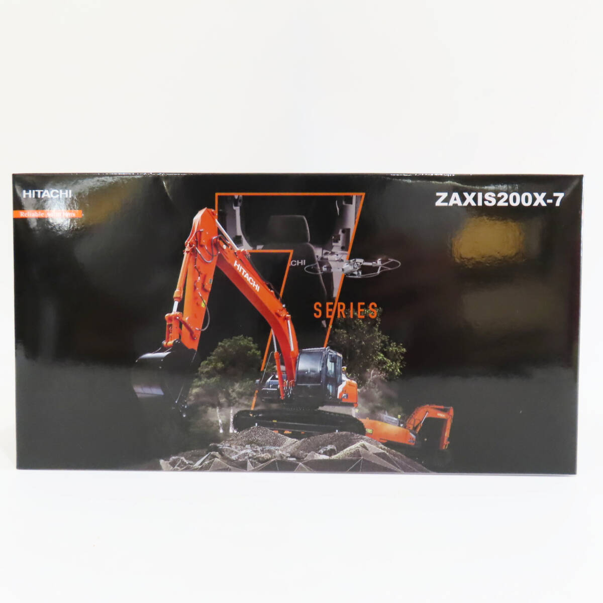 K09-Z05 未開封 希少 HITACHI 日立建機 1/50 ZAXIS200X-7 油圧ショベル ダイキャストモデル ミニチュア