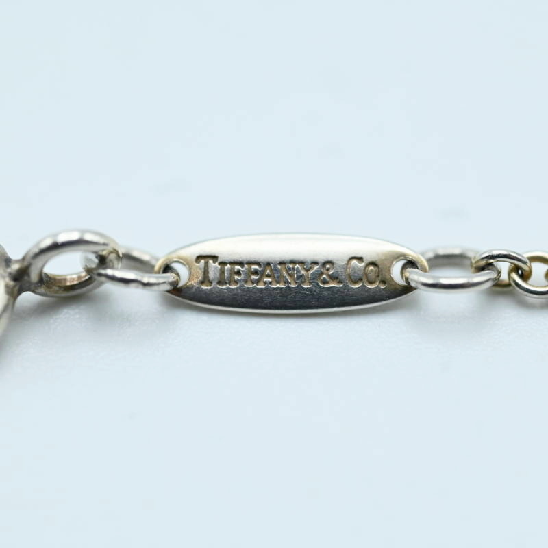 M12-k040 TIFFANY&Co. ティファニー ダブルオープンハート SV925 ネックレス シルバー