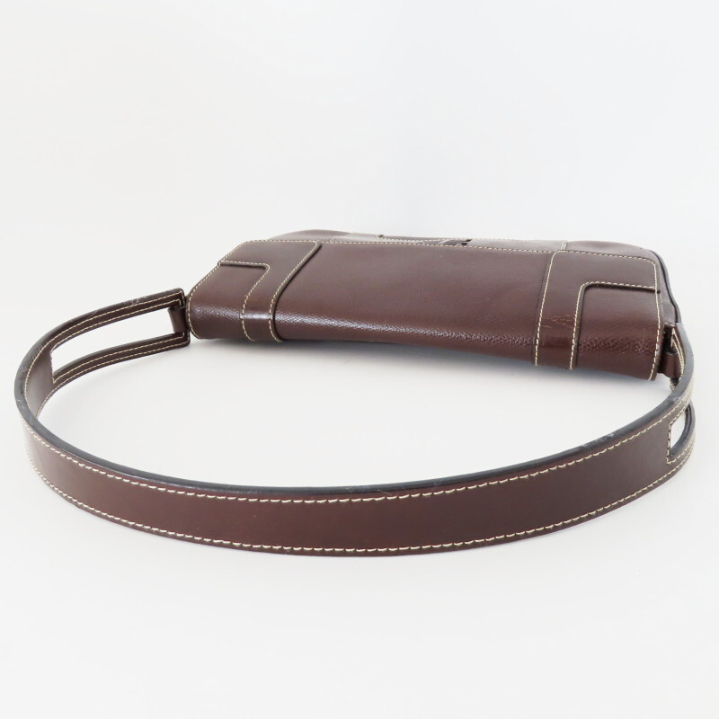 K02-k008 GIVENCHY Givenchy Logo leather - one сумка на плечо Brown 