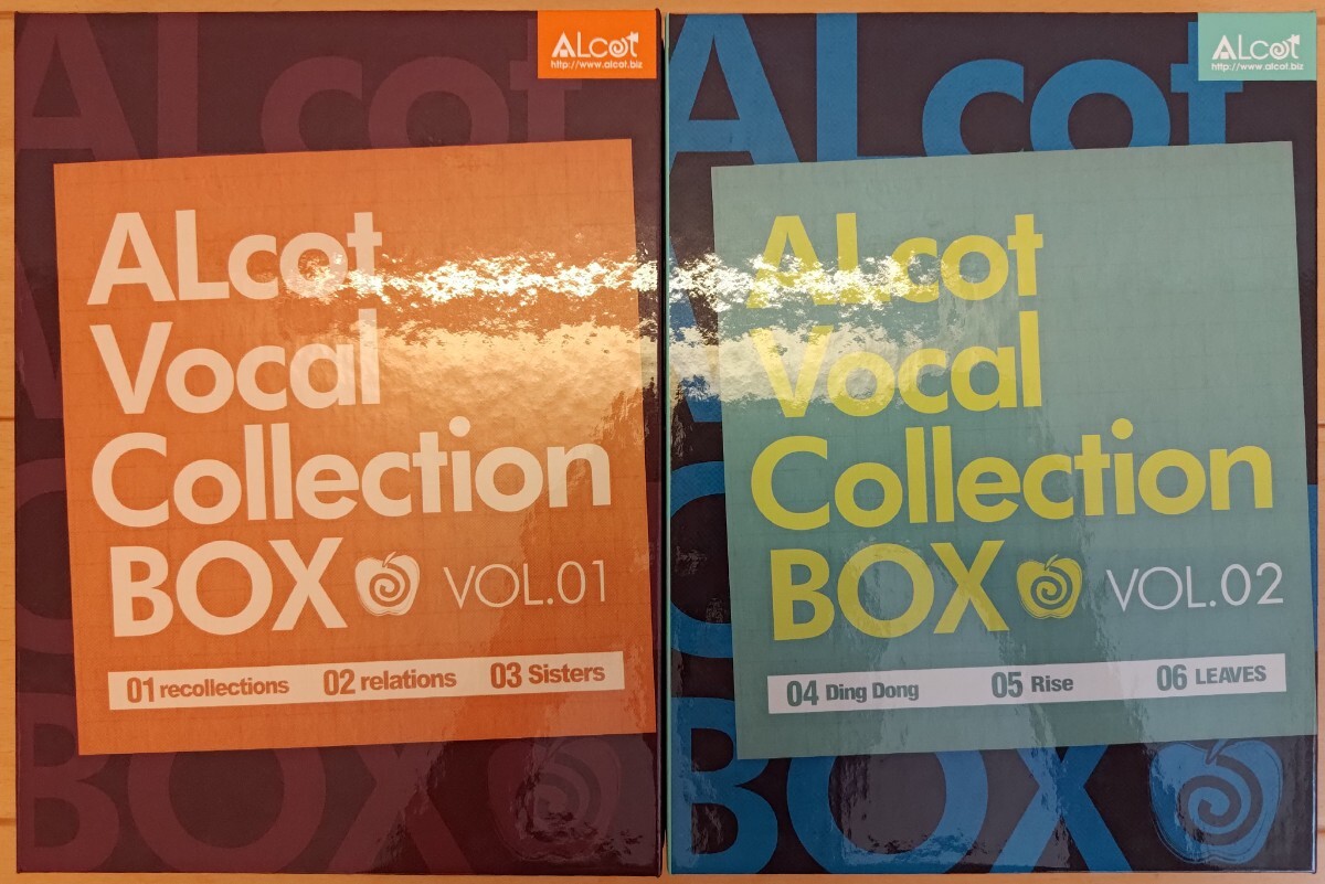 ALcot Vocal Collection BOX VOL.01 VOL.02 アルコット