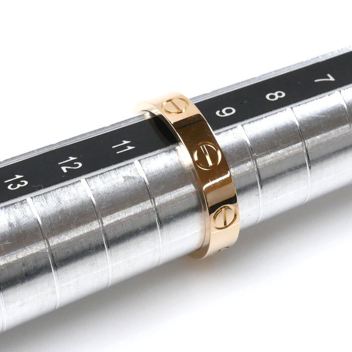 CARTIER カルティエ K18PG ピンクゴールド ミニラブ リング CARTIER カルティエ K18PG ピンクゴールド ミニラブ リング