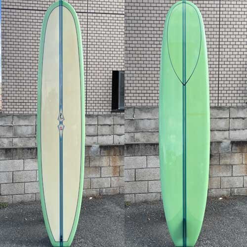 人気カラーの ランスカーソン パワーグライド/LanceCarson PowerGlide 9.6ft 中古サーフボード ロングボード シングルフィン 9.6フィート~