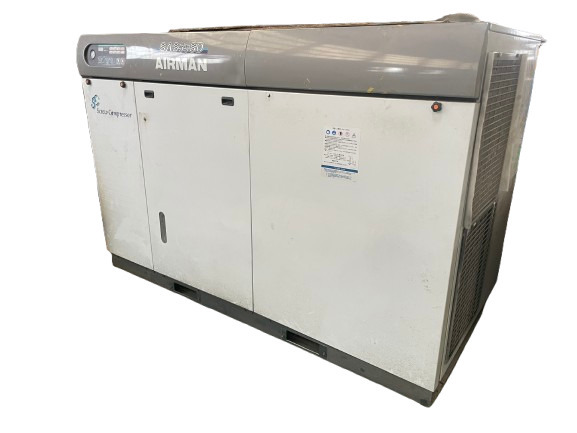 北越工業　コンプレッサー　SAS55SD　60Hz　55kW　75馬力　中古品