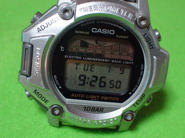 CASIO　PRO　TREK　１０BAR　PRTー１１０　腕時計　JAPAN