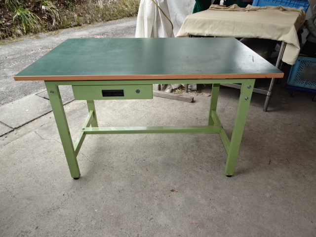サカエ　作業台　ワークデスク　120×75　USED③