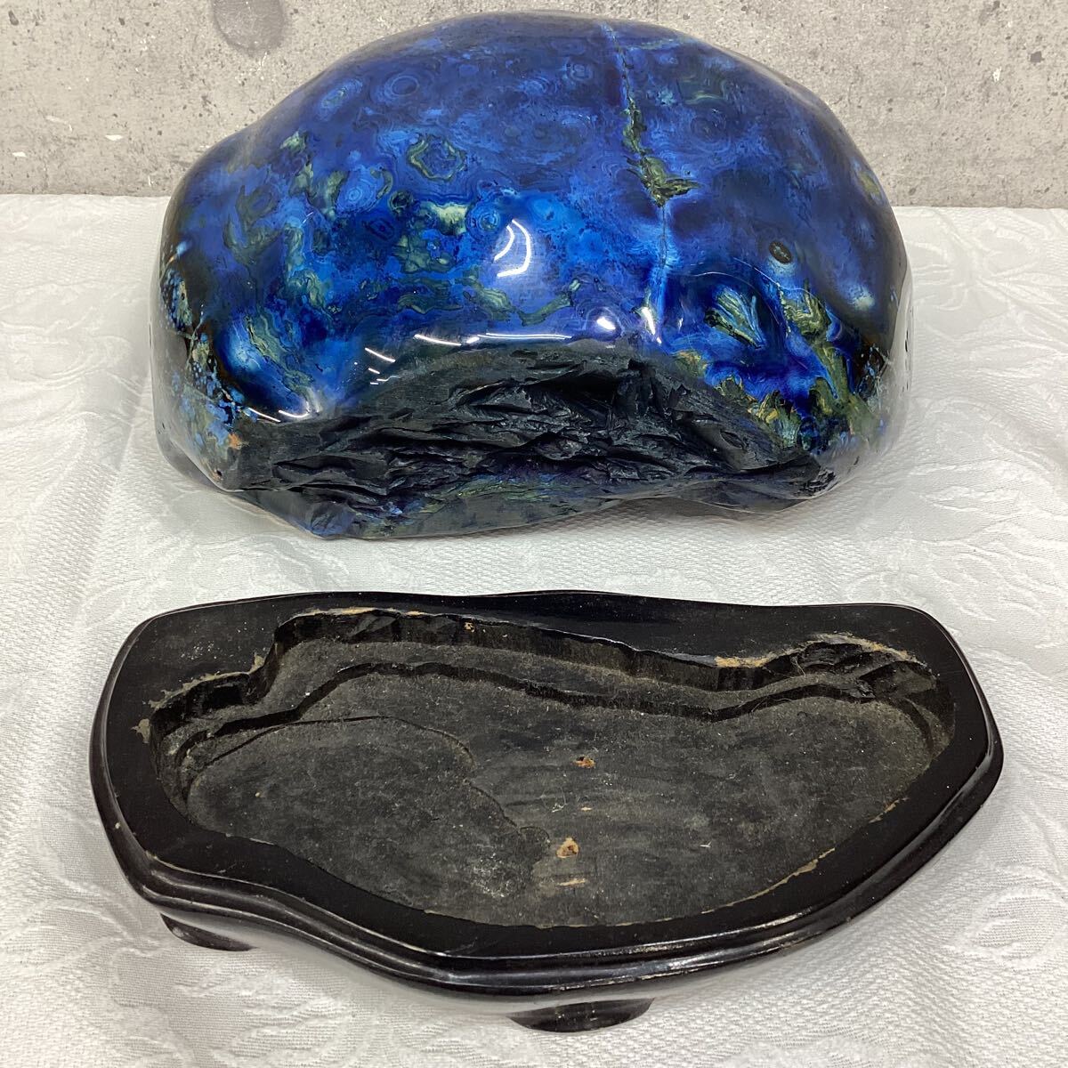 & 鑑賞石 青瑪瑙 青メノウ ブルーアゲート 約12kg 原石 天然石 & 鑑賞石 青瑪瑙 青メノウ ブルーアゲート 約12kg 原石 天然石