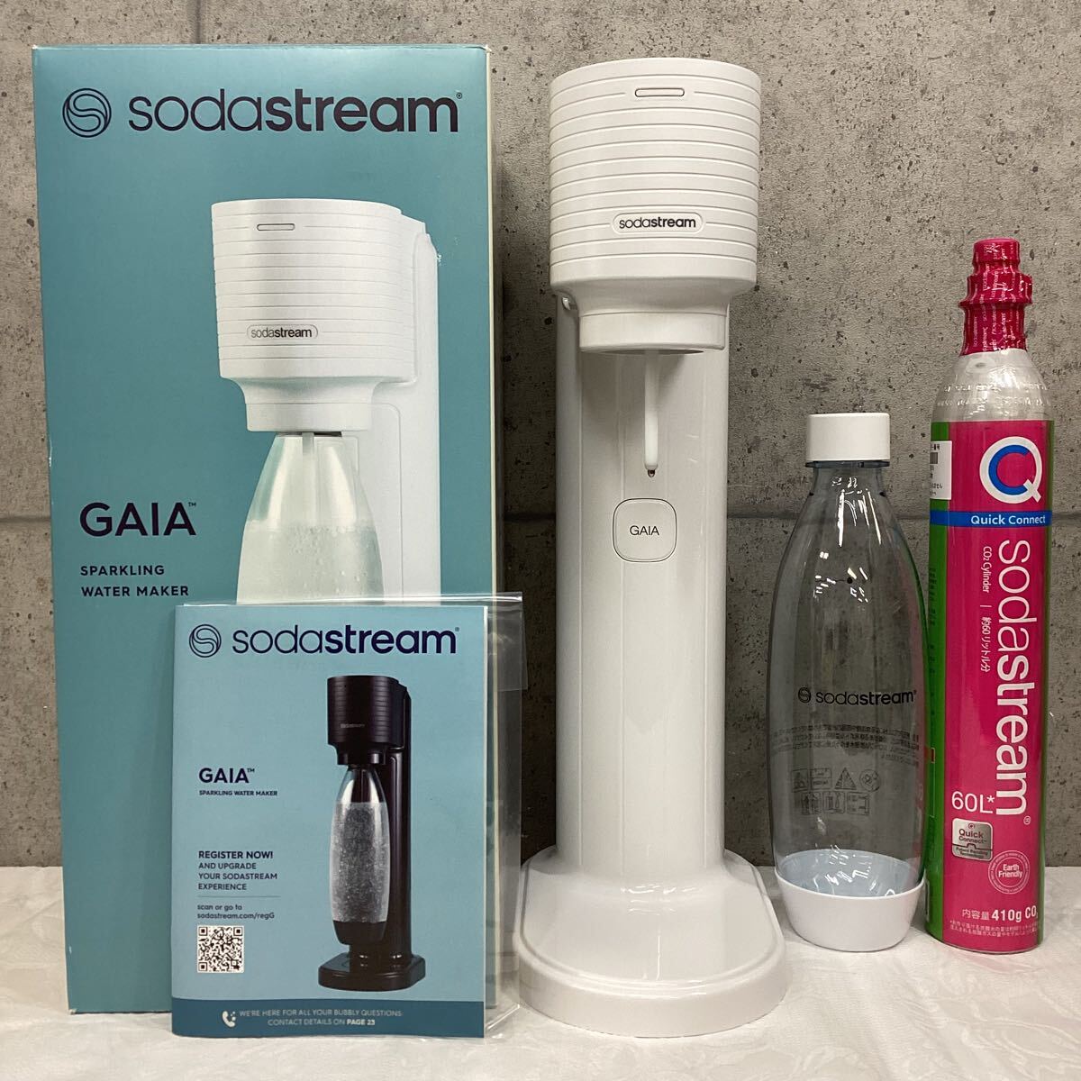 & sodastream ソーダストリーム GAIA ガイア 炭酸水メーカー & sodastream ソーダストリーム GAIA ガイア 炭酸水メーカー