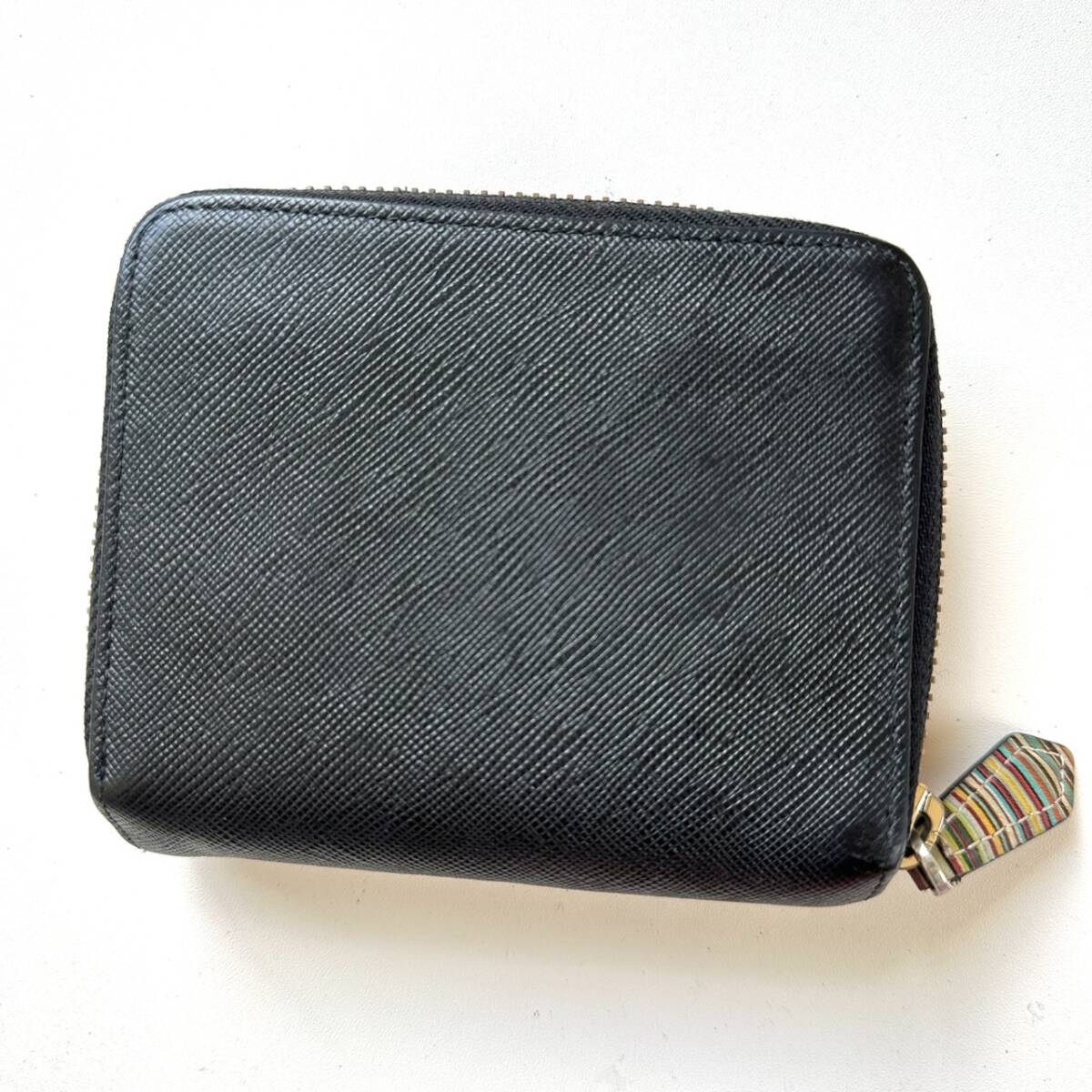  Paul Smith Paul Smith двойной бумажник Zip соломинка серый n2 черный 