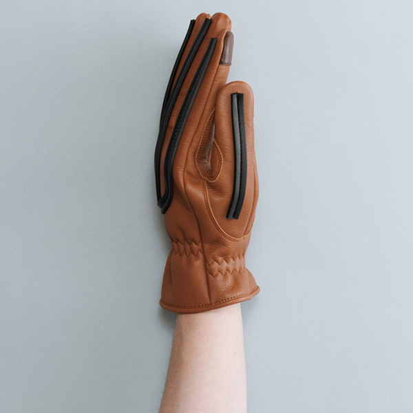 PELLE:K BIKE GLOVES EMU LIGHT BROWN 23cm/ペレックバイクグローブエミュー茶色moto3ミニモトmoto4レザーグローブタッチパネル対応vmx舊車
