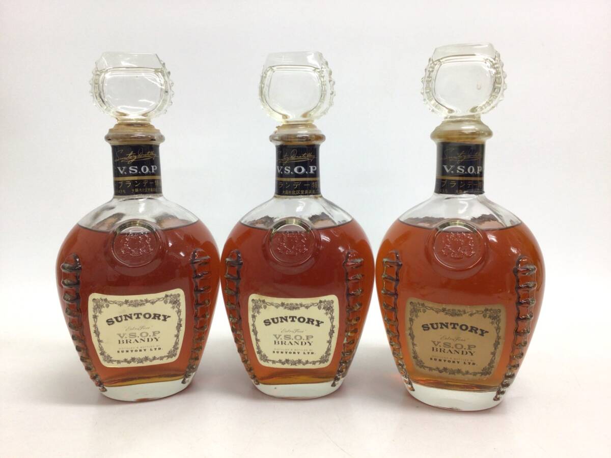 ブランデー brandy サントリー VSOP デキャンタ 3本セット 720ml ブランデー brandy サントリー VSOP デキャンタ 3本セット 720ml