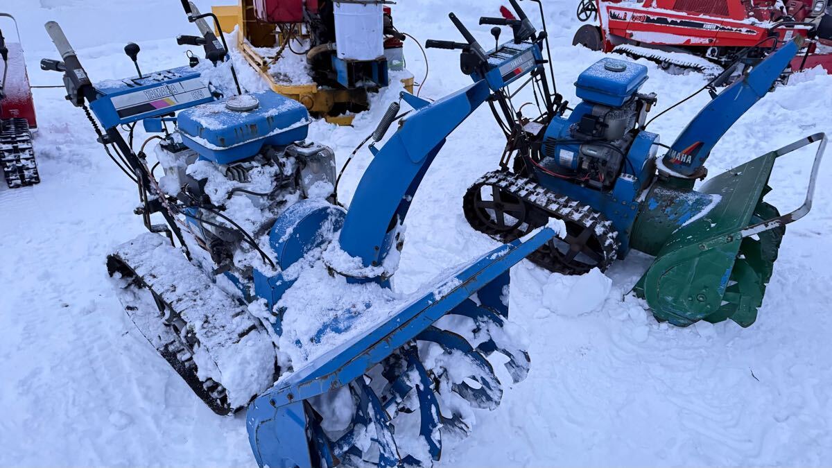 道内 引取限定 2台セット ヤマハ YT875 除雪機 7GA 8馬力 未整備 道内 引取限定 2台セット ヤマハ YT875 除雪機 7GA 8馬力 未整備