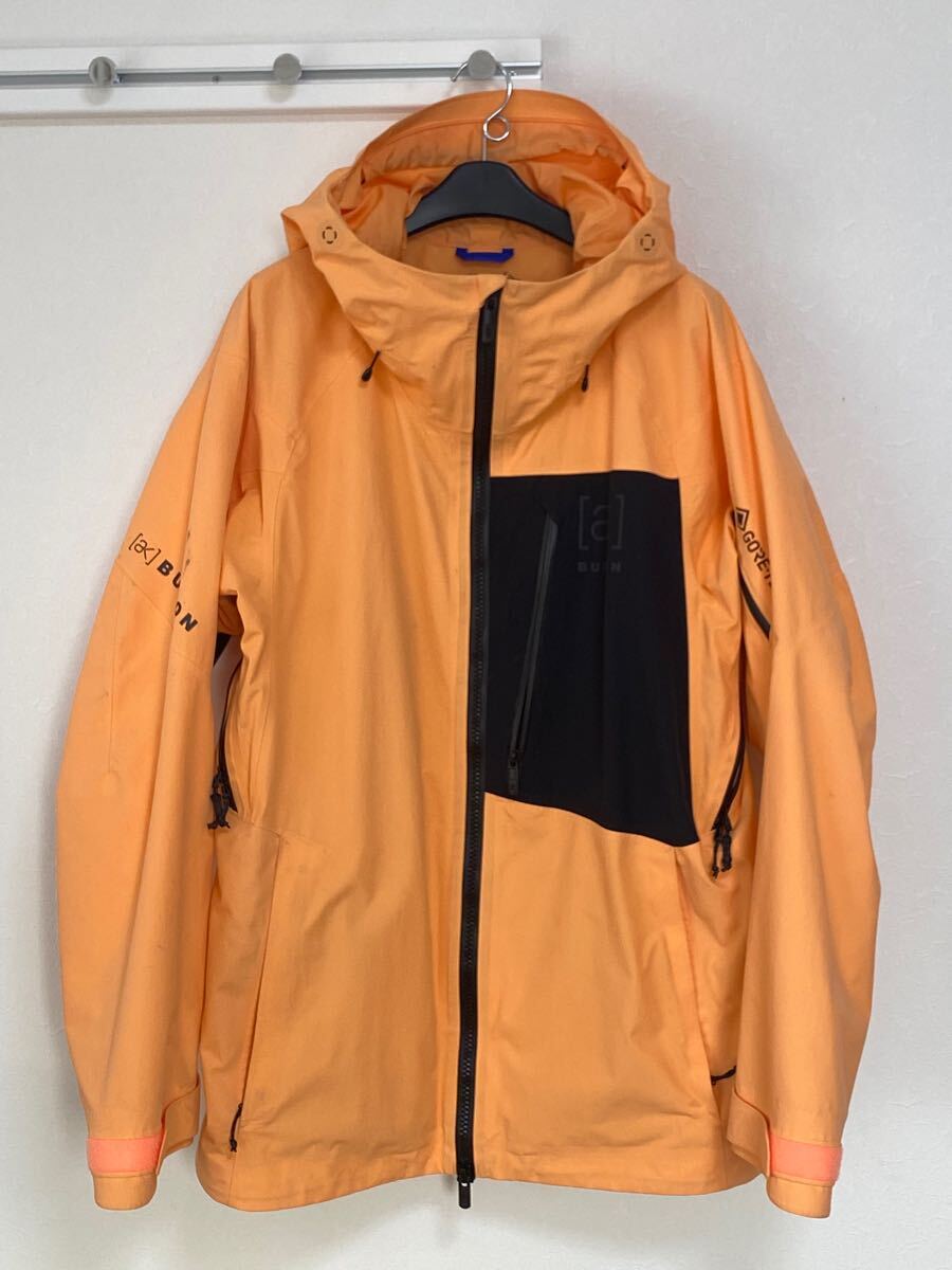 23-24 BURTON バートン AK GORETEX 2L CYCLIC JACKET Salmon Buff True Black スノーボードジャケット サイクリック ゴアテックス