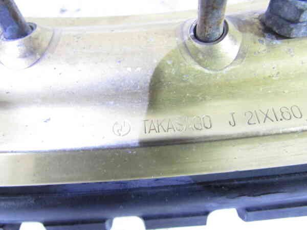 ZEXT SX200R SH41A редкий!! паз иметь шина есть TAKASAGO переднее колесо изгиб нет GOLD обод осмотр * Djebel 200 DF200E DR250S DR250R 147P04