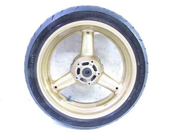 ★セール特価★ZEXT イナズマ400 GK7BA 大人気!! 純正 リアホイール 曲りなし 溝有タイヤ付 検※ GSX400S カタナ 刀 GSX400 147J07