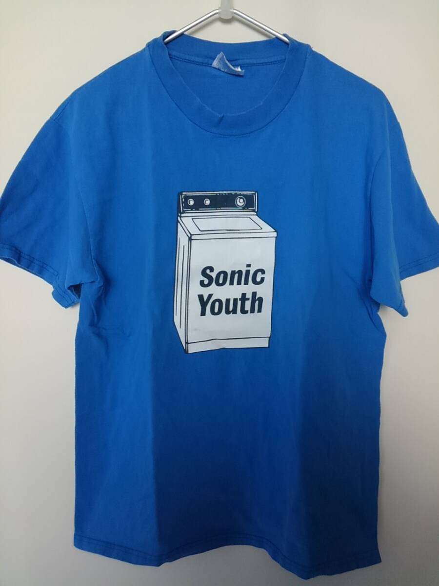 SONIC YOUTH ソニックユース 「Washing Machine」 Tシャツ　サイズM ブルー