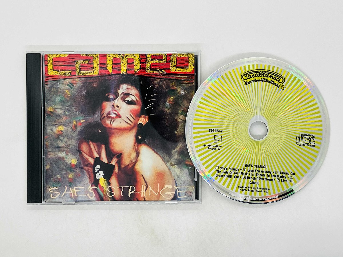 即決CD 西独盤 CAMEO / SHE'S STRANGE / カメオ / シーズ・ストレンジ 814 984-2 T05