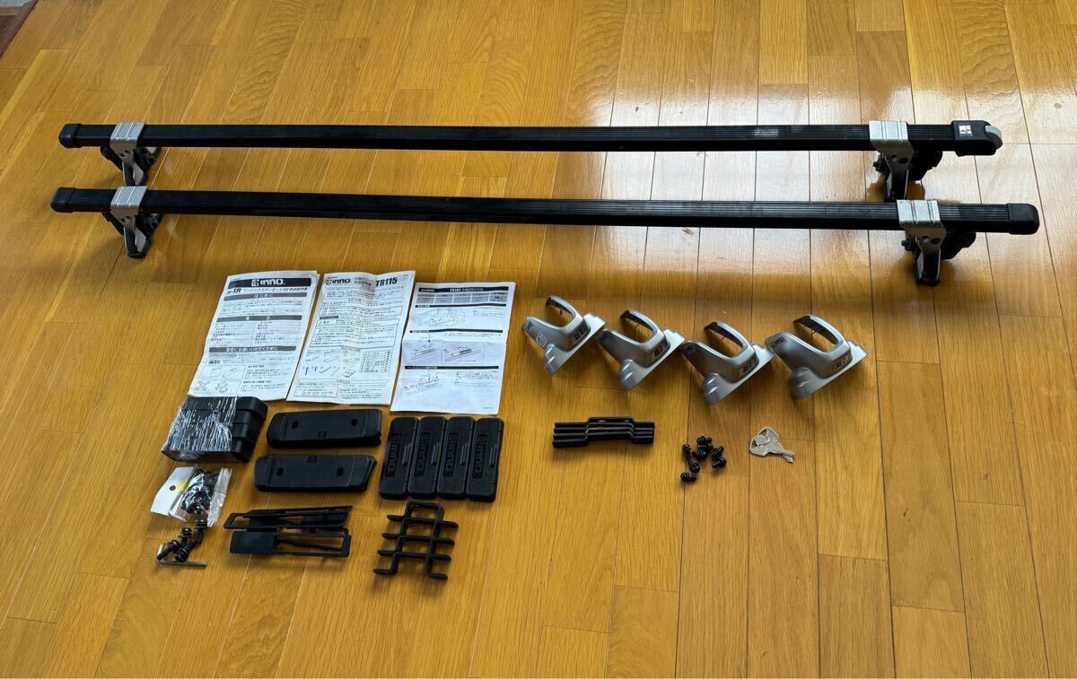 INNO キャリア IN-XR TR115 RK5ステップワゴンスパーダから取外 INNO キャリア IN-XR TR115 RK5ステップワゴンスパーダから取外