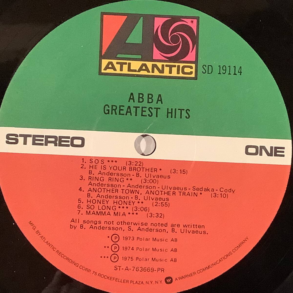 !_LP( рис запись )*abaABBA|GREATEST HITS* прекрасный товар!