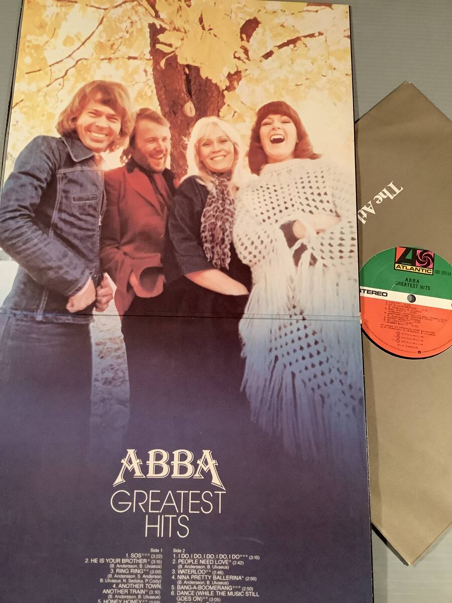 !_LP( рис запись )*abaABBA|GREATEST HITS* прекрасный товар!