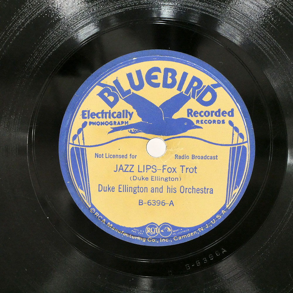 US盤 DUKE ELLINGTON/JAZZ LIPS / SLOPPY JOE/BLUE BIRD B6396 SP