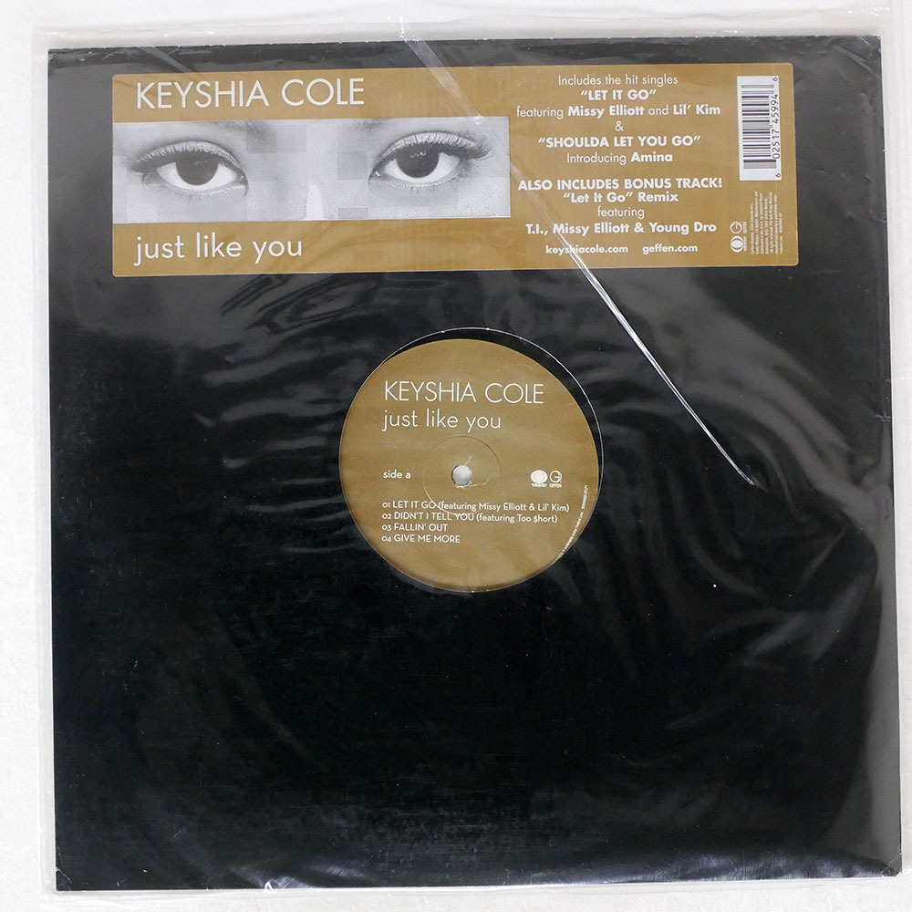 ラップ、ヒップホップ KEYSHIA COLE/JUST LIKE YOU/GEFFEN B000989201 LP