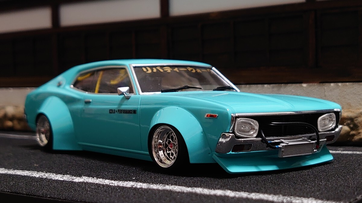 1/24 アオシマ 130 ローレル 完成品 グラチャン 街道レーサー 旧 1/24 アオシマ 130 ローレル 完成品 グラチャン 街道レーサー 旧