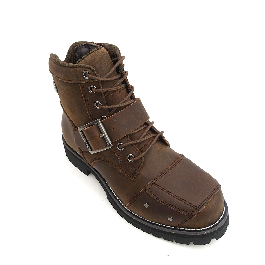 ▲SIERRA DESIGNS シエラデザインズ メンズ 本革 バイカーブーツ SD6021 ダークブラウン DarkBrown 濃茶 25.0cm (0910010711-db-s250)