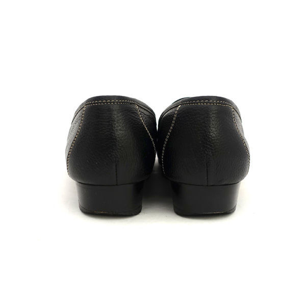 * Salvatore Ferragamo gun chi-ni Loafer чёрная кожа женский (0220509179)