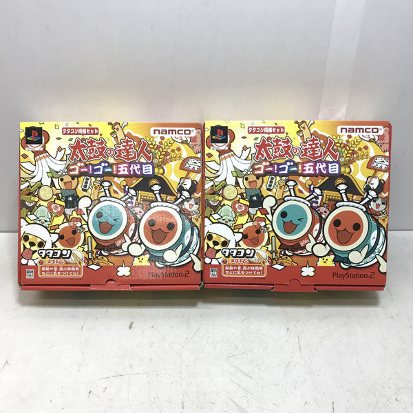 ■ Playstastion2 太鼓の達(dá)人 タタコン2個セット ゴーゴー 五代目 動作未確認(rèn) (0990014685)