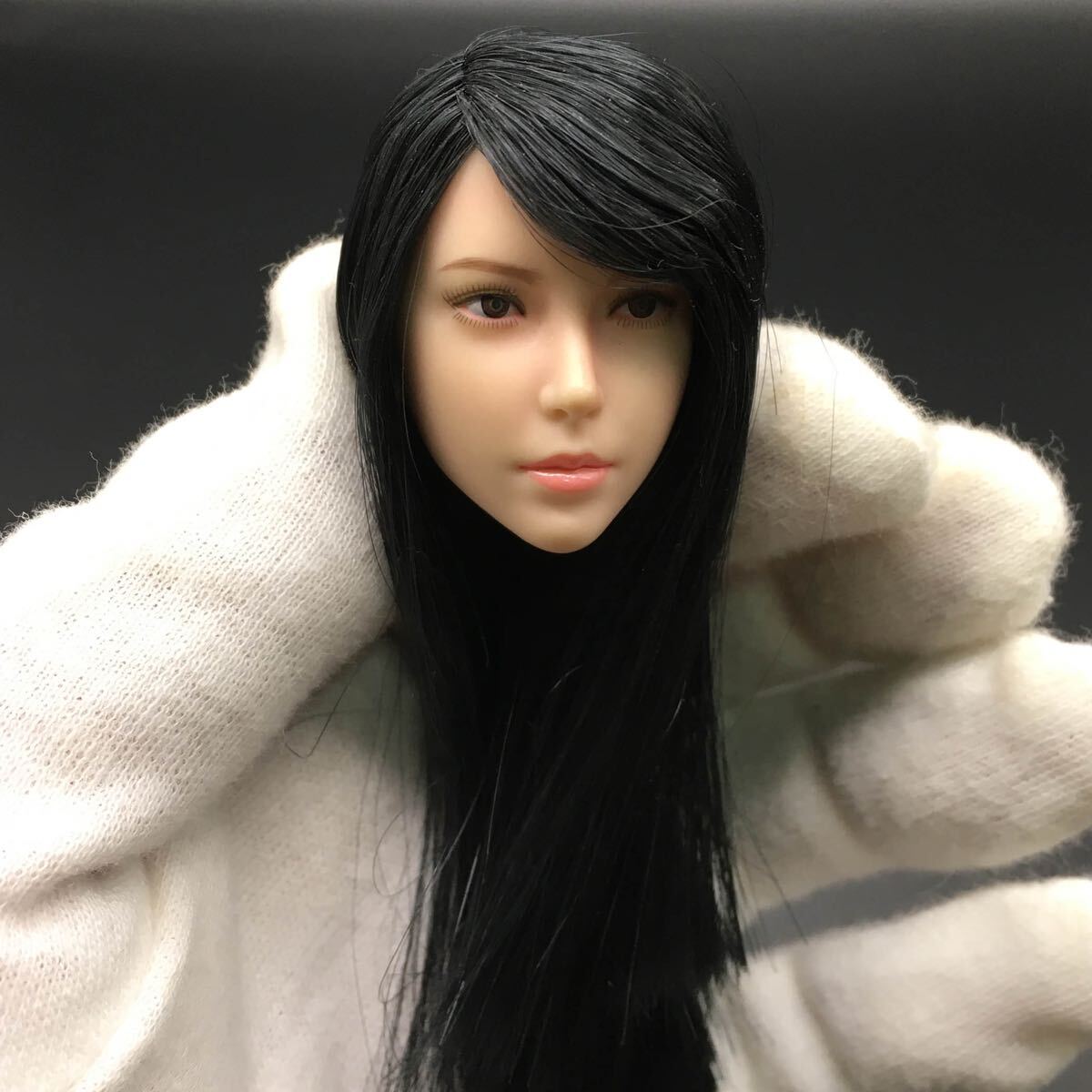 B273 1/6 фигурка head женщина head . шерсть модель редкий товар 12 дюймовый кукла прекрасный девушка OB/TBLeague/Phicen/Jiaou doll элемент body соответствует белый .