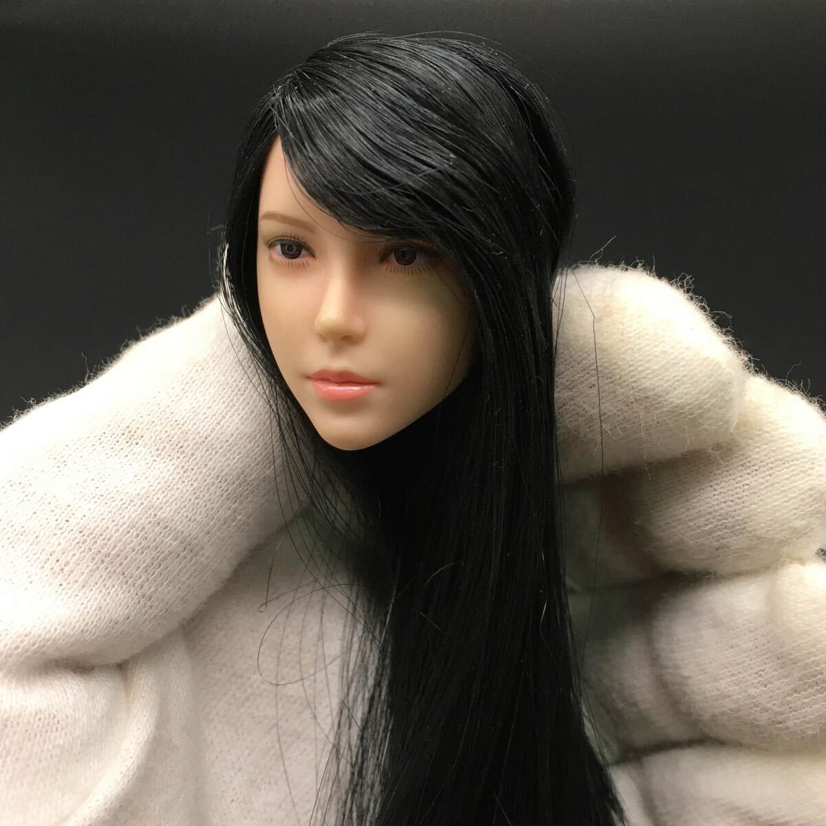 B273 1/6 фигурка head женщина head . шерсть модель редкий товар 12 дюймовый кукла прекрасный девушка OB/TBLeague/Phicen/Jiaou doll элемент body соответствует белый .