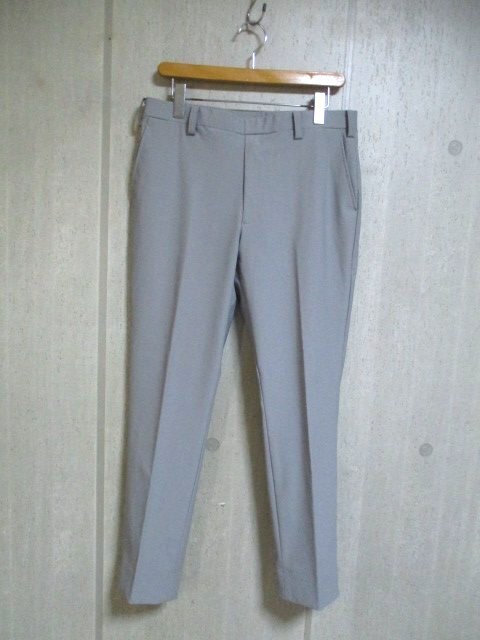 f636　ピーツー　P2　ストレッチパンツ　有木株式会社　サイズL　グレー　日本製　　92