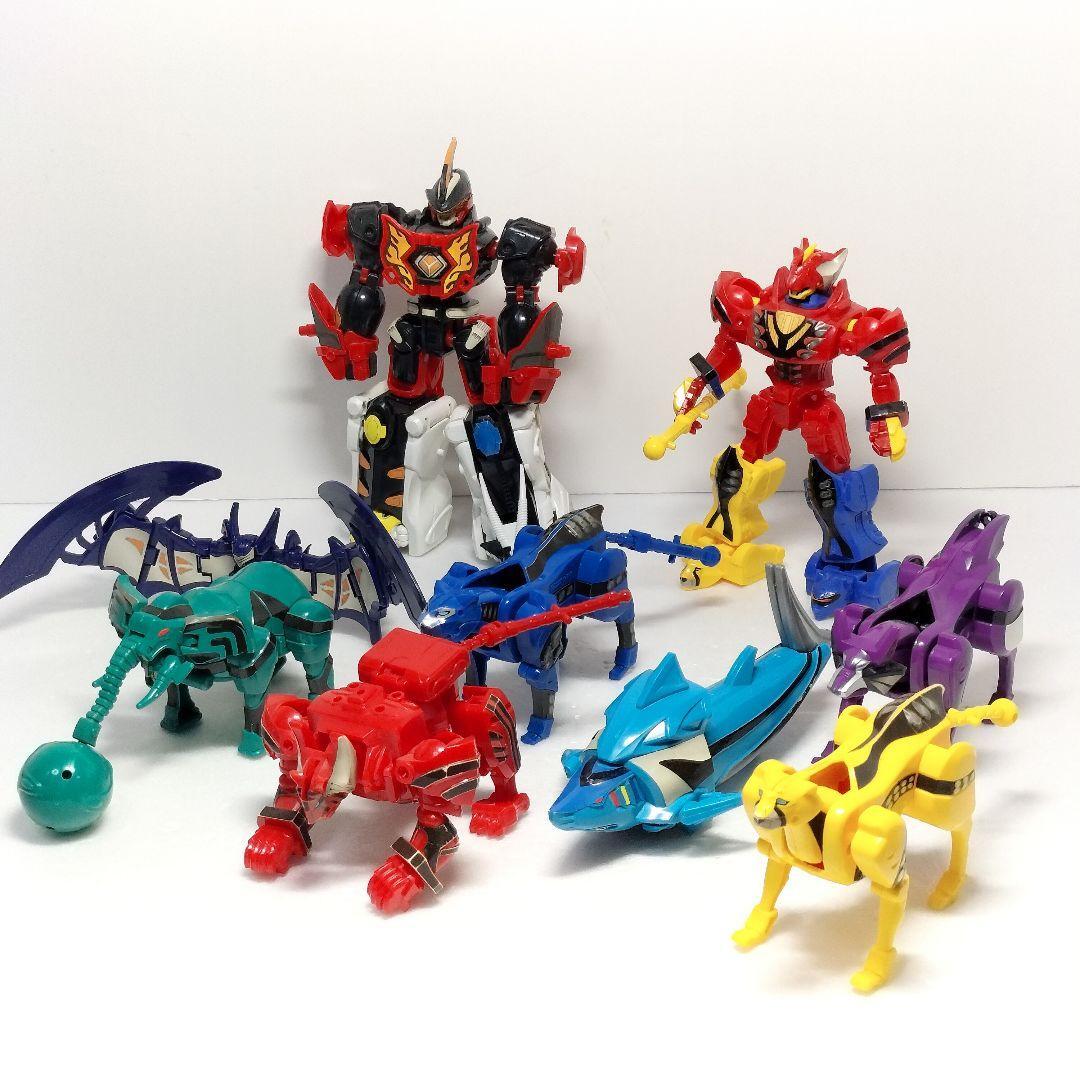 完成品 ジャンク ミニプラ 獣拳戦隊ゲキレンジャー まとめ売り セット 組立品